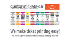 Desktop Screenshot of customtickets.ca