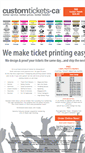 Mobile Screenshot of customtickets.ca